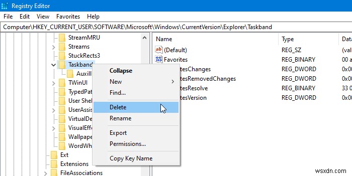 Windows 11/10의 작업 표시줄에서 프로그램 아이콘을 고정 해제하거나 제거할 수 없음 