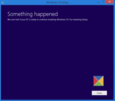 Windows 설치, 업데이트 또는 업그레이드 실패 오류 수정 