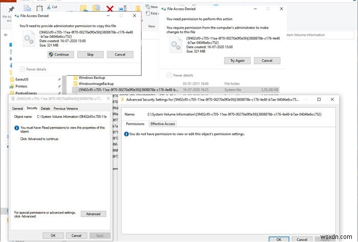 Windows 10에서 복원 지점을 백업하거나 손상된 복원 지점을 복구할 수 있습니까? 