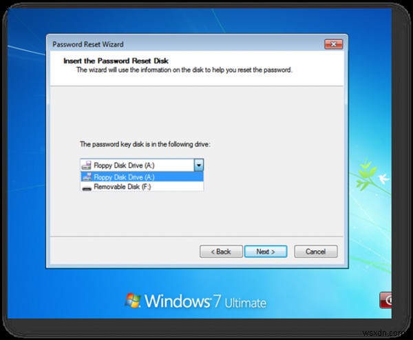 Windows 10에서 USB 플래시 드라이브를 사용하여 암호 재설정 디스크 만들기 