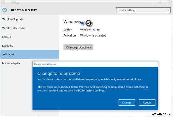 Windows 11/10에서 정품 데모 경험 삭제 또는 활성화 