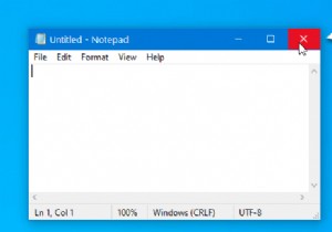 Windows가 창 위치와 크기를 기억하지 못합니다. 
