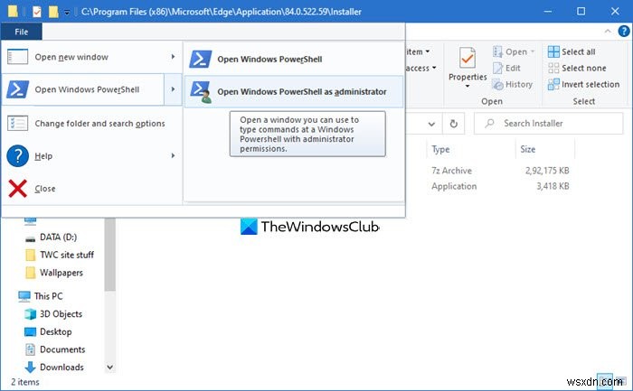 Windows 10에서 Microsoft Edge Chromium 브라우저를 제거하는 방법 