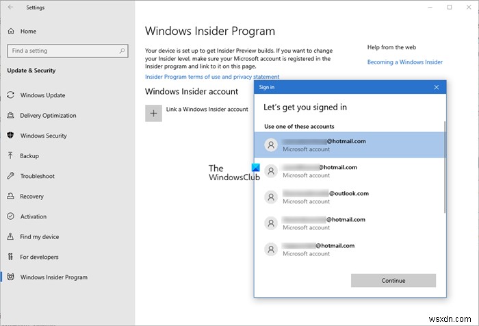 Windows Insider Program에 등록하고 Windows 11/10 Insider Preview 빌드를 받는 방법 