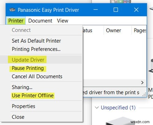 프린터에 주의가 필요합니다. Windows 10에서 프린터에 사용자 개입 오류가 필요합니다. 