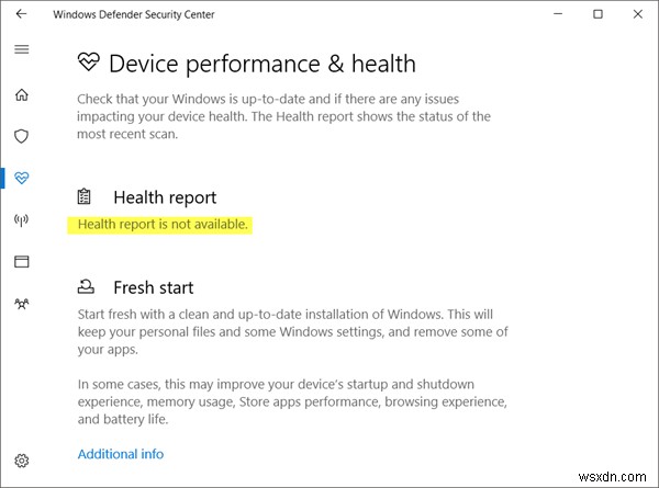 상태 보고서는 Windows 10/11에서 사용할 수 없습니다. 