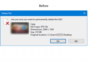 Windows 11/10에서 파일 삭제 확인 대화 상자에 전체 세부 정보를 표시하는 방법 