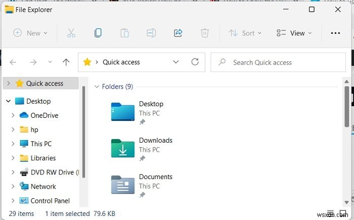Windows 11/10에서 빠른 액세스 대신 파일 탐색기를 이 PC에 열도록 설정 