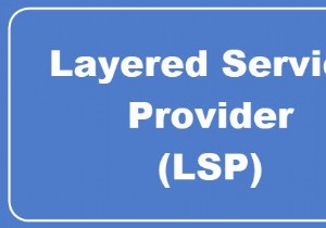 LSP(계층화된 서비스 공급자)란 무엇이며, LSP를 재설정하는 방법
