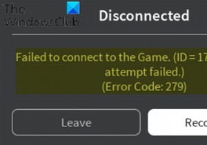 Xbox One 또는 PC에서 Roblox 오류 코드 279, 6, 610 해결하는 완벽 가이드
