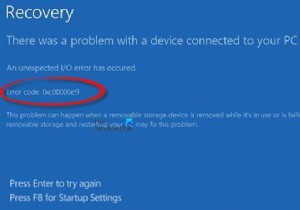 Windows 11/10에서 오류 0xc00000e9 수정 