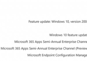 Windows 10 기능 업데이트 배포를 원격으로 계획하는 방법 