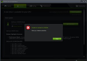 Windows 11/10에서 NVIDIA 오류에 연결할 수 없음 수정 