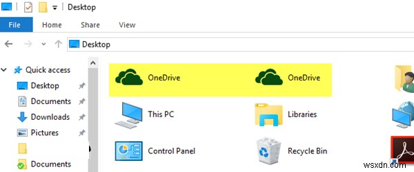 Windows 11/10의 탐색기에서 OneDrive 폴더 복제 