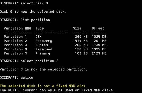 Windows 11/10에서 선택한 디스크가 고정 MBR 디스크 메시지가 아닙니다. 