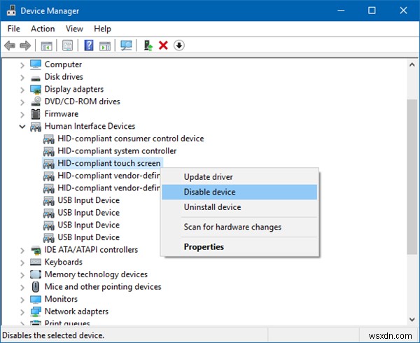 Windows 11/10에서 터치 스크린이 작동하지 않음 