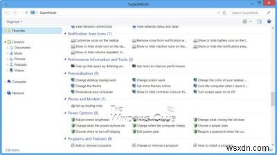 Windows 11/10에서 Super God 모드를 켜는 방법 