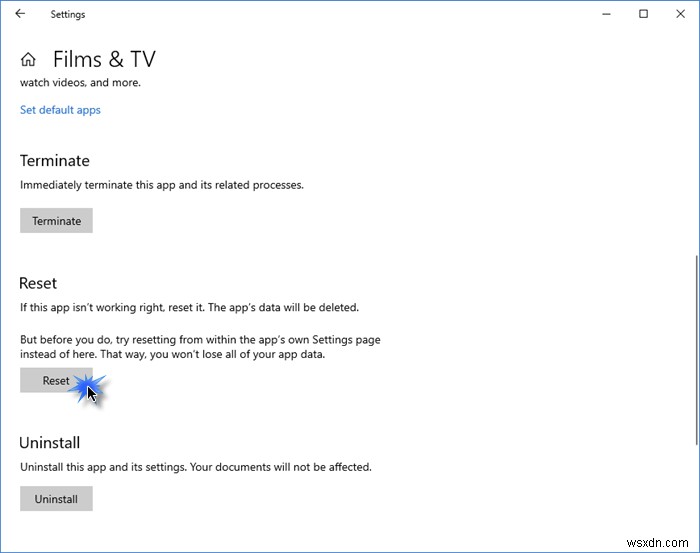 영화 및 TV 앱 정지, Windows 11/10에서 작동하지 않거나 열리지 않음 