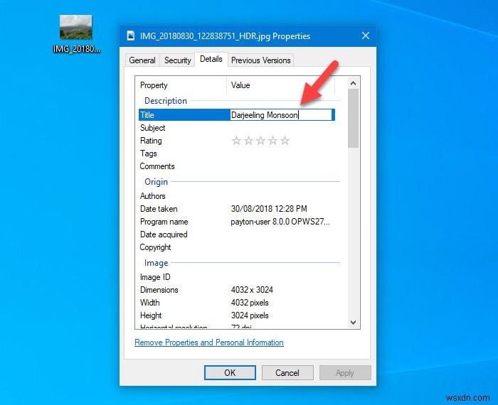 Windows 11/10에서 사진 및 비디오 파일에 메타데이터를 편집하거나 추가하는 방법 
