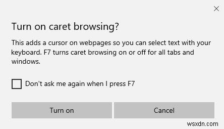 Windows 10에서 캐럿 브라우징이란 무엇입니까? Edge에서 어떻게 사용합니까? 