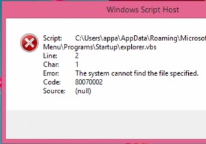 Windows 11/10 시작 시 Windows 스크립트 호스트 오류 수정 