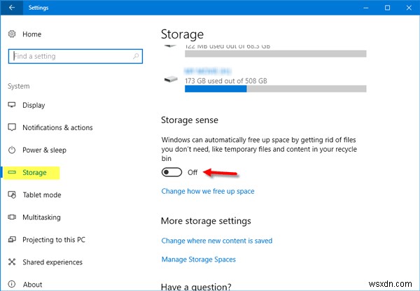 Windows 11/10에서 Storage Sense를 사용하여 자동으로 정크 파일 삭제 