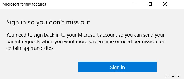 Windows 10에서 Microsoft Family 기능 팝업을 끄는 방법 
