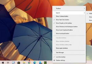 Windows 10에서 Cortana 및 검색 상자를 비활성화하는 방법 