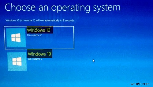동일한 버전의 Windows 11/10을 이중 부팅할 때 부팅 메뉴 텍스트 변경 