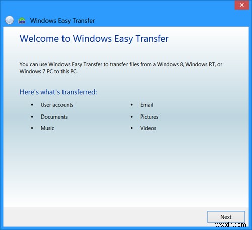 Windows 사용자 환경 전송을 사용하여 Windows OS에서 사용자 프로필 전송 