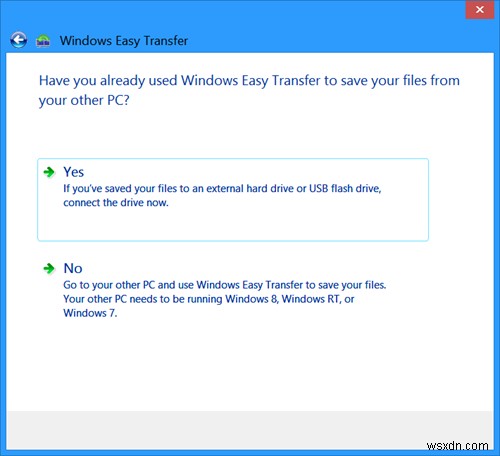 Windows 사용자 환경 전송을 사용하여 Windows OS에서 사용자 프로필 전송 