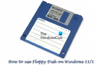 Windows 11/10에서 플로피 디스크 사용하는 방법 총정리