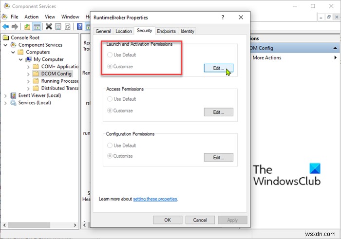 Windows 10에서 DCOM 이벤트 ID 10016 오류 수정 