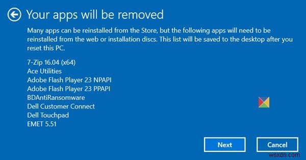 Windows 11/10을 초기화하면 어떻게 되나요? 