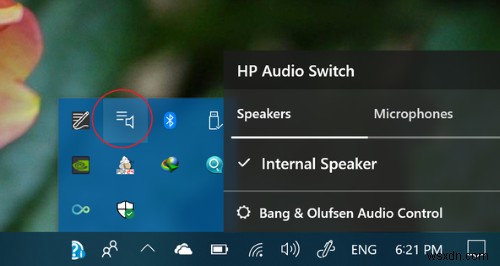 Windows 10 시작 시 스크립트 파일 HPAudioswitchLC.vbs를 찾을 수 없음 