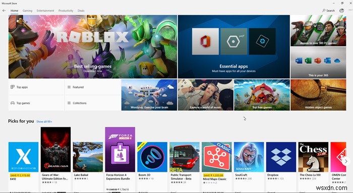 Windows 10 앱 및 게임 관리를 위한 Microsoft Store 빠른 시작 가이드 