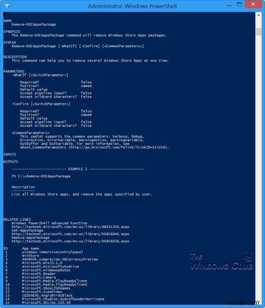 PowerShell 스크립트를 사용하여 모든 Windows 스토어 앱을 완전히 제거 또는 제거 