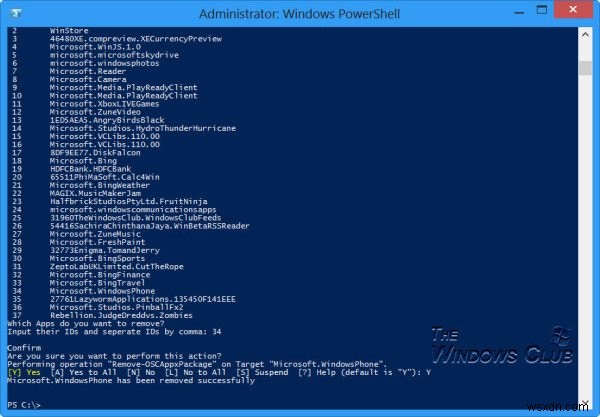 PowerShell 스크립트를 사용하여 모든 Windows 스토어 앱을 완전히 제거 또는 제거 