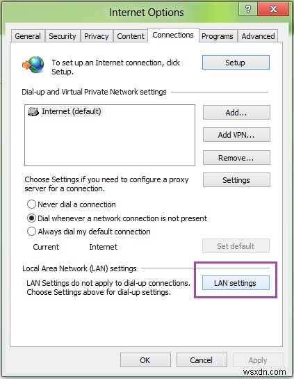 Windows 11/10에서 일부 프로그램 또는 앱이 인터넷에 연결되지 않음 
