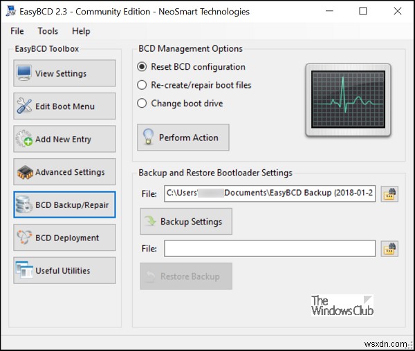 Windows 10에서 BCD(부팅 구성 데이터) 파일을 백업 및 복원하는 방법 