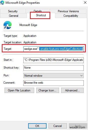 Microsoft Edge 브라우저에서 컬렉션 기능을 활성화하는 방법 