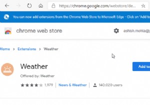 Microsoft Edge 브라우저에서 일부 확장 프로그램이 누락된 이유는 무엇입니까? 
