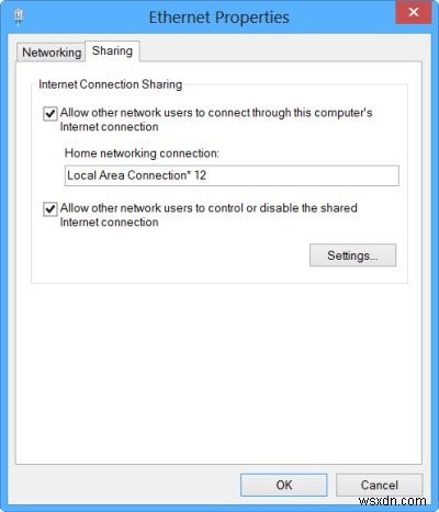 인터넷 연결 공유를 사용하여 Windows PC를 WiFi 핫스팟으로 전환 