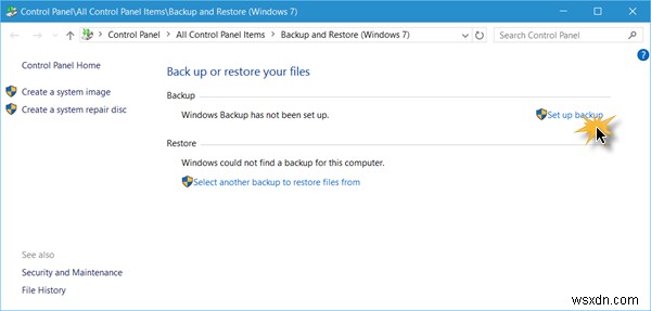 Windows 11/10에서 Windows 백업 및 복원 도구를 사용하는 방법 