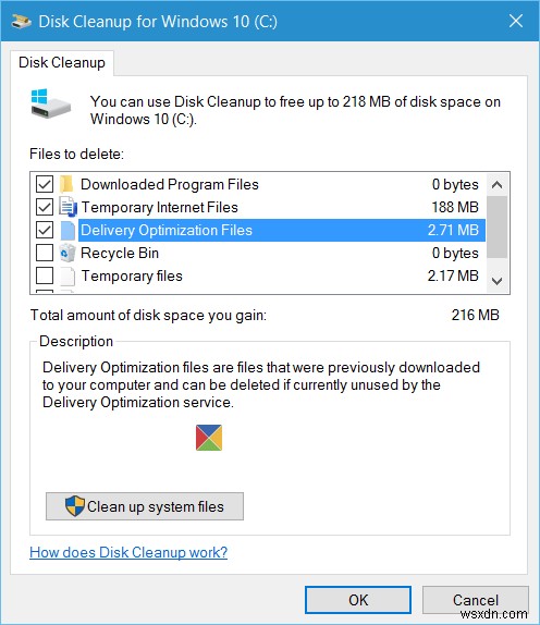 Windows 11/10 PC에서 배달 최적화 파일을 삭제하고 손실된 디스크 공간을 회수하는 방법 