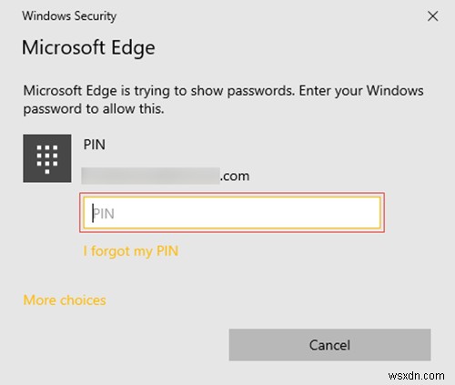 Windows 10의 Edge 브라우저에서 암호 및 양식 채우기 활성화 및 관리 