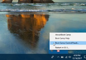 MacBook에 Windows를 설치한 후 Boot Camp를 사용하여 키보드 및 트랙패드 설정 