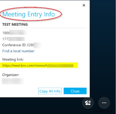 Skype 모임 초대 링크를 보내는 방법 