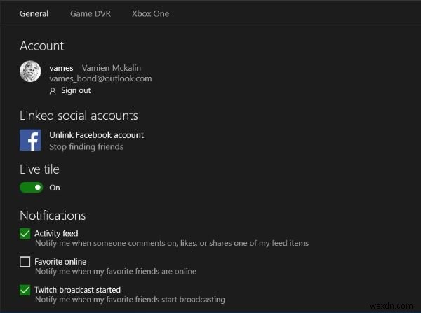 Windows 11/10 Xbox 앱을 사용하여 Xbox Live에서 Facebook 친구를 찾는 방법 