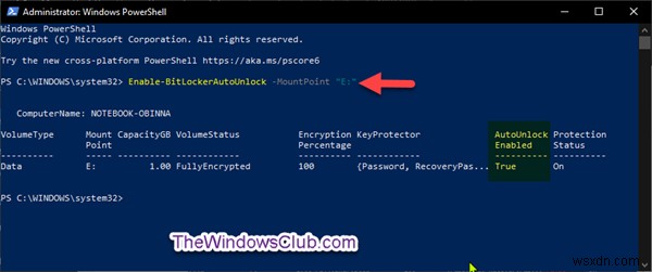 Windows 10에서 BitLocker 암호화 데이터 드라이브에 대한 자동 잠금 해제 켜기 또는 끄기 